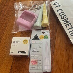 VT PDRN Essence Stick Balm and VT Reedle Shot Lip Plumper Crystal